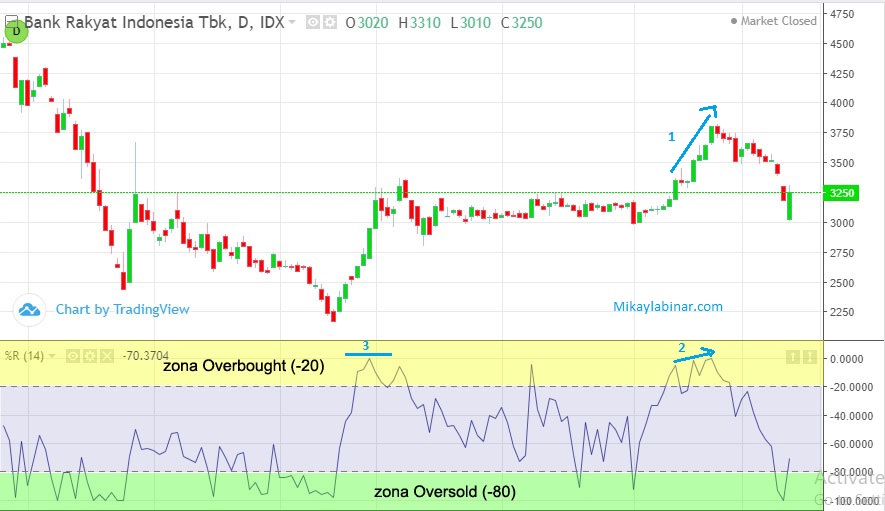 indikator William R teknikal analisis William Percent Range (William % R)