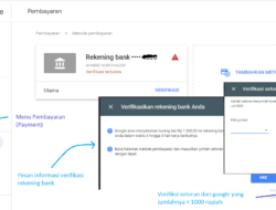 Cara Verifikasi Rekening Bank Pembayaran di Adsense [Update]