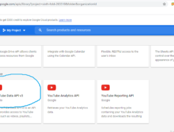 Youtube API Key untuk WordPress dan Cara Membuatnya