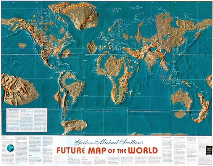 peta dunia di masa depan