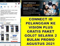 Connect ID Pelanggan Ke Vision Plus Gratis Paket Gol07 Selama 2 Bulan Promo Agustus 2021