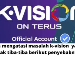 Cara Termudah Menangani Receiver K Vision Yang Rusak