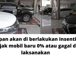 Kapankah Insentif Pajak Kendaraan 0% Diberlakukan