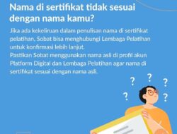 Cara Mengubah Nama di Sertifikat Prakerja Gelombang 20