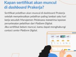 Kapan Sertifikat Prakerja Muncul Di Dashboard Kartu Prakerja Gelombang 20