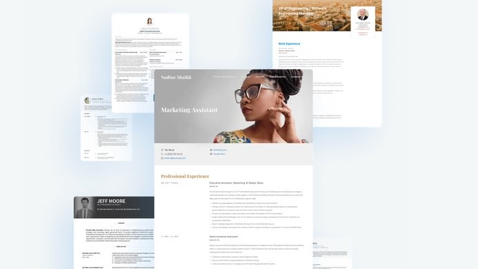 template cv visual cv