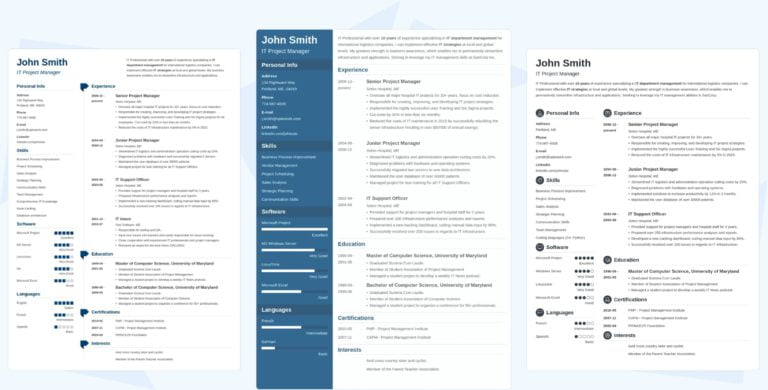 template cv Zety