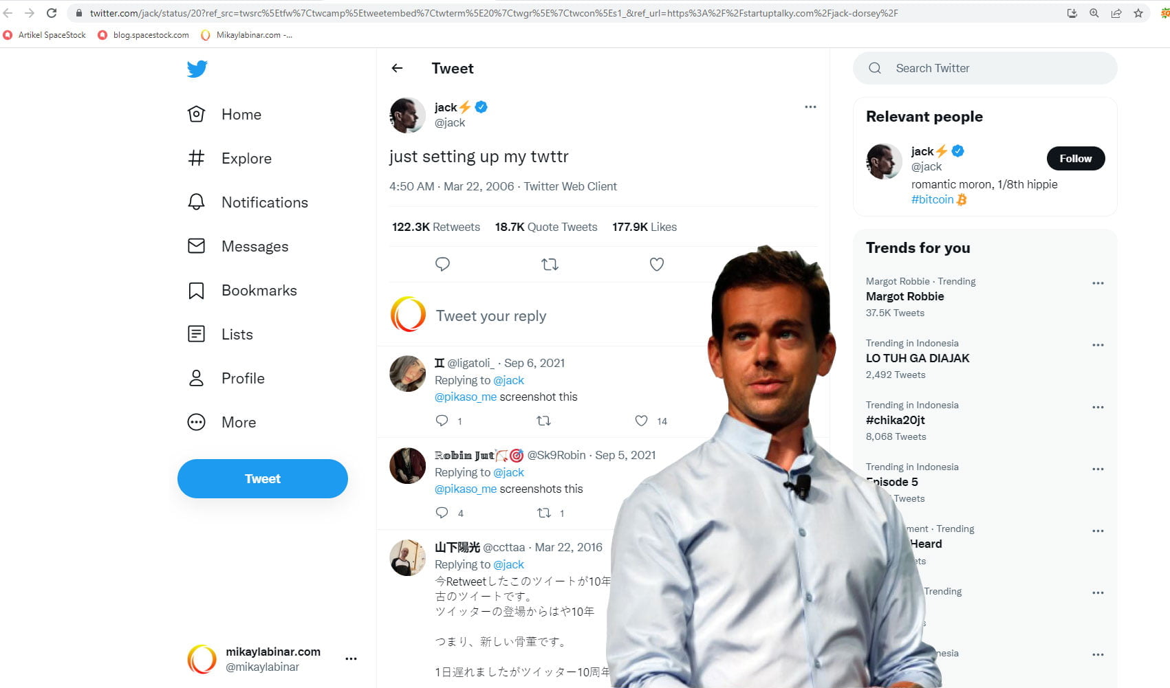 Jack Dorsey Pendiri Twitter Yang Bernasib Sama Seperti Steve Jobs